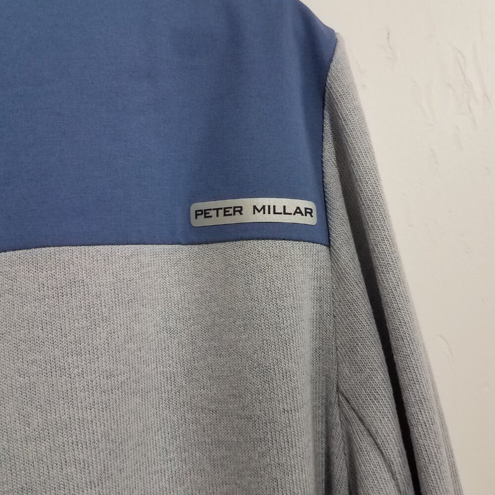 Peter Millar Solstice Hybrid Pale Blue Gray Cardigan Jacket Mens XL MS24XK66 - Picture 6 of 11